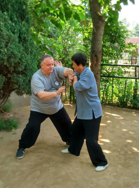 на тренировке