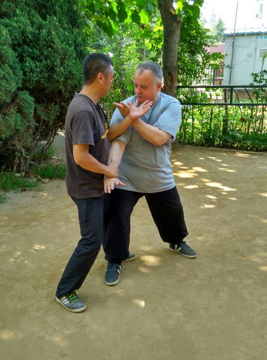 на тренировке