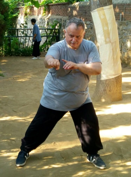 на тренировке